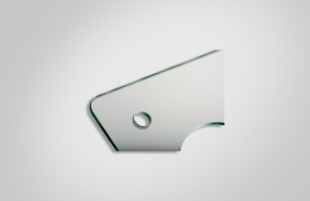 Ausführungen von Coverglas von next system geschliffenes Coverglas