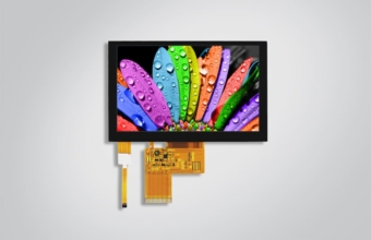 OLED Display von next system OLED Display an weißer Wand