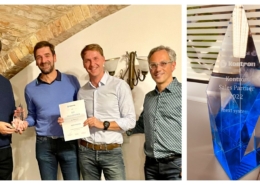 Mitarbeiter von next system mit Kontron Urkunde und Award in den Händen