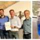 Mitarbeiter von next system mit Kontron Urkunde und Award in den Händen