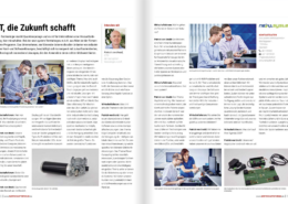 Screenshot des Interviews aus dem E-Paper des Wirtschaftsforums