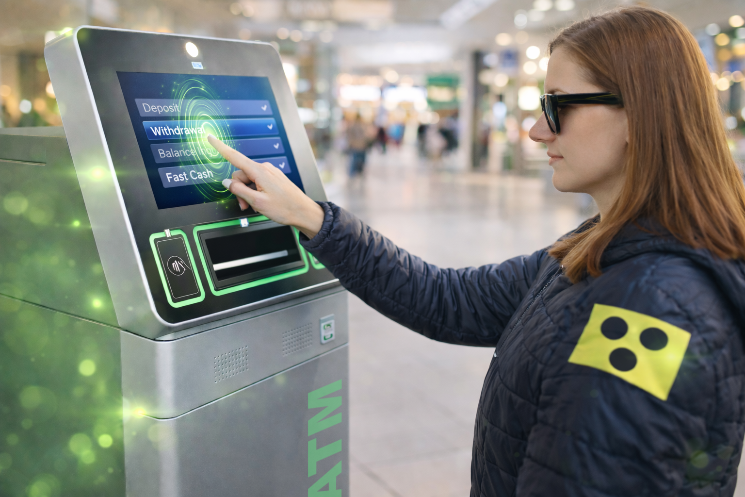 NEXT SYSTEM Future ATM Image - HAPTIC-FORCE TOUCH™ Technologie
