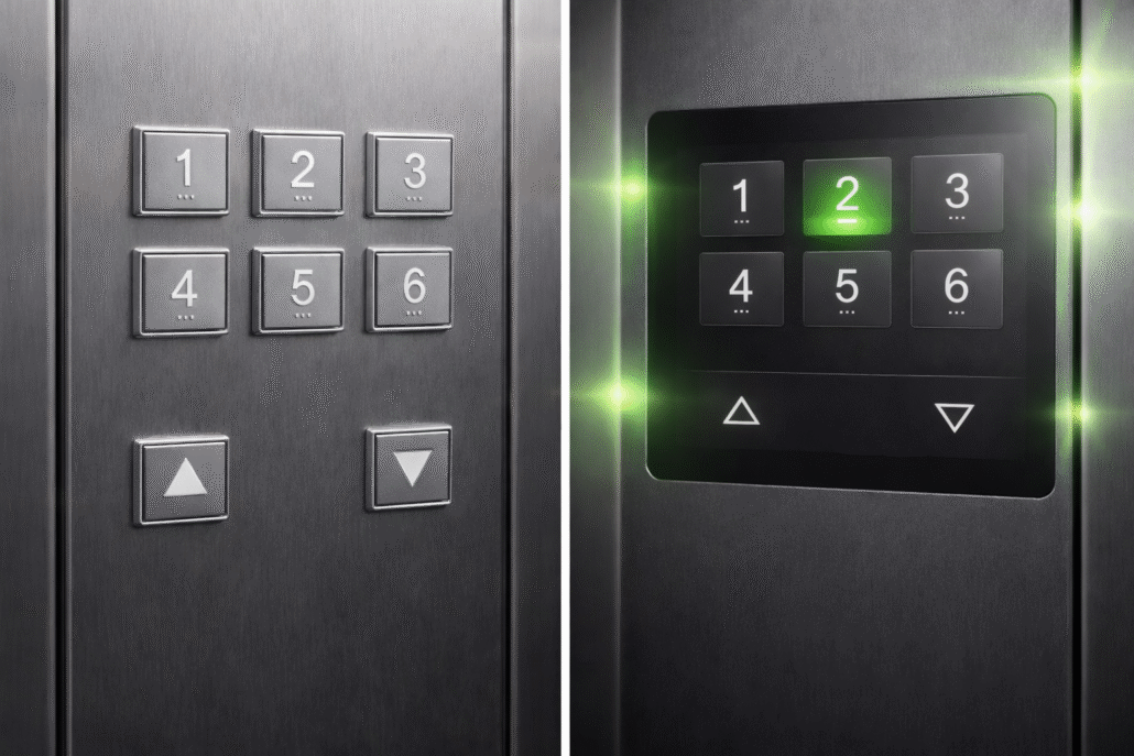 NEXT SYSTEM Aufzug Panel - HAPTIC-FORCE TOUCH™ Technologie